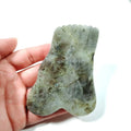 2023 100% Natural Jade Guasha Private Label Scraping Labradrite Amethyst Green Jade Gua Sha Tools for Face Body Skincare