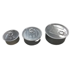 Tin Plate Boxd Seal Tin Box Recyclable Ring Pull Empty Tuna Fish Tinplate Cans in Stock Food Grade Metal 100ml Tin Cans for Cake