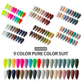 JTING New Popular 9 Color Series Solid Color UV LED Nail Polish Gel Soak off Nail Paint 15ml for Nail Salo MegaBDM