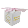 Wholesale Eid Candy Box Ramadan Mubarak Chocolate Hollow Storage Case with Ribbon for Muslim Party Supplies Decoration