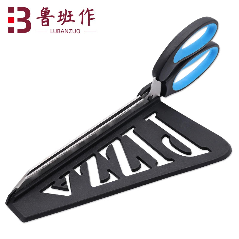 Creative Multifunctional Detachable  with Shovel Eco Friendly Stainless Steel Pizza Scissors