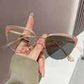 2024 New Fashion Metal Frame Photochromic Anti Blue Light Glasses Wholesale Optical Frames High Quality Women Glasses