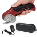 Rechargeable Electric Fabric Scissors Smooth Edge Aluminum Blade Stainless Steel Cordless Electric for DIY Household Use