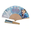 High Quality  Wholesale Wooden Folding Bamboo Hand Fan Custom logo Folding Fan Supports Customization