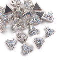 Hisenlee 8MM Super Twinkle Crystal Clear Cubic Zirconia Luxury Lady Decoration DIY Charm 20pcs/bag Luxury Alloy Rhinestones