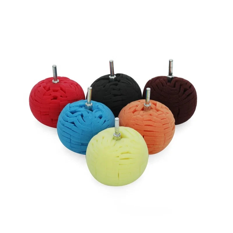 Factory Outlet Polishing Waxing Sponge Ball Foam Buffing Ball Auto Care Finishing Detailing Accessories for Car Motorcycle Body