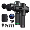 Cheaper Massage Gun 30 Speed Levels Lcd Control Cordless Deep Tissue Muscle Therapy Massage Gun With 6 Heads