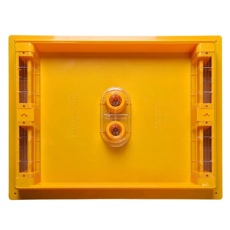 Upgrade Square Plastic Top Bee Feeder 10 Frame Tool for Langstroth Hive Beekeeping Supplies New Condition