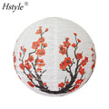 30cm/10inch Red Cherry Paper Lamp Chinese Japanese Festival Paper Lamp Flower Ball Wedding Decoration Red Sakura Paper Lantern