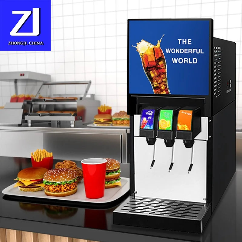 Portable Full-Automatic Stainless Steel Smart Soda and Cola Juice Dispenser for Restaurant and Bar Use Soft Drink Machine