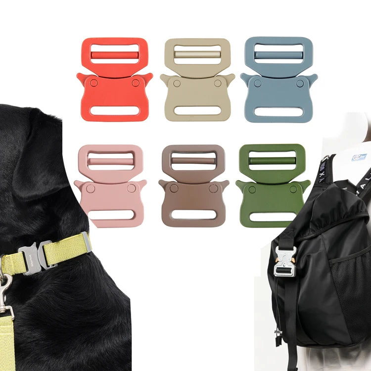 1inch Small Colored Tactical Quick Release Buckle Adjustable 25mm Strap Shoes Bags Clothes Metal Buckle 1 Inch Metal Buckle
