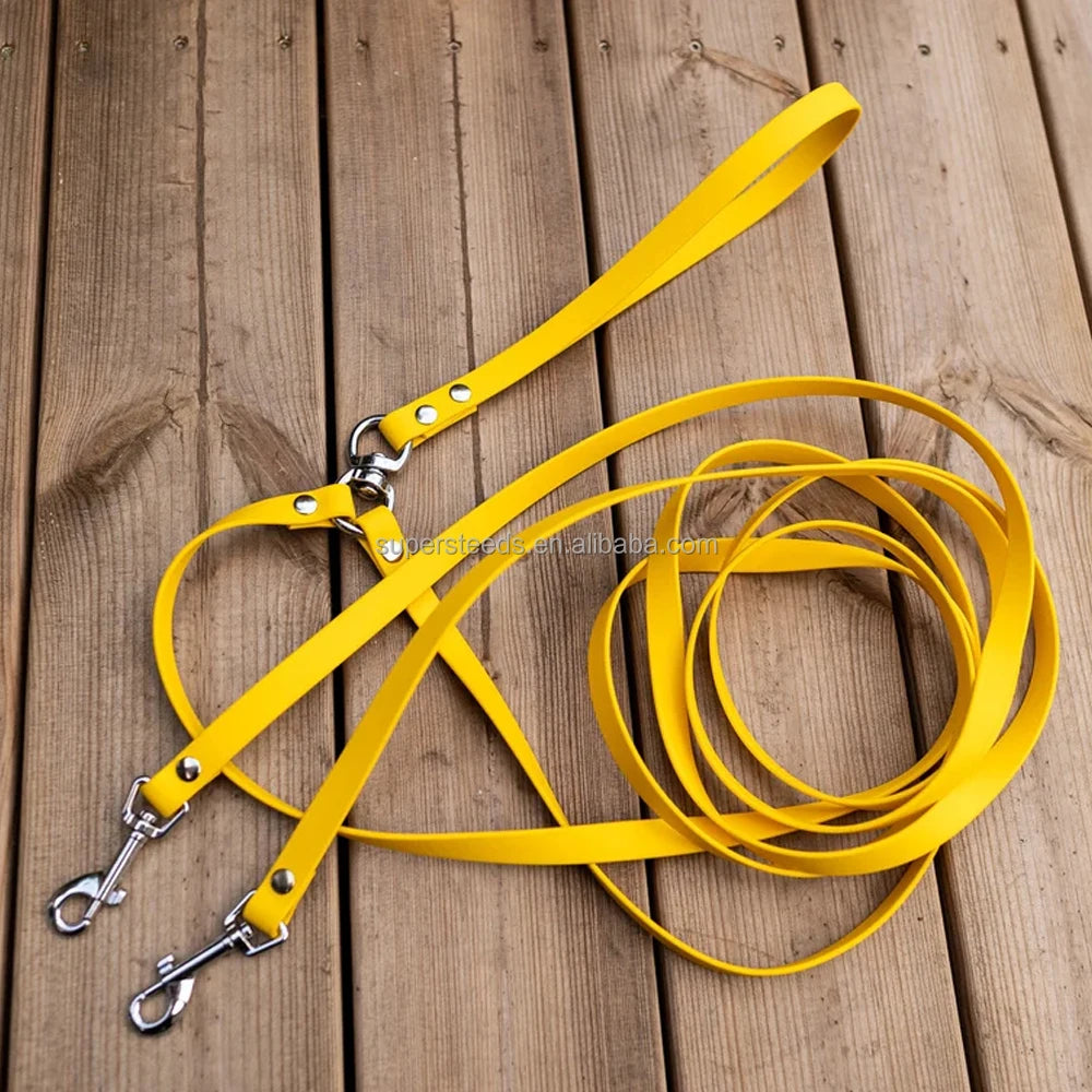 No Twist Adventure Dog Leash Dirtproof PVC Coated Nylon Durable Swivel Snap Hook Fashionable Personalized Easy Clip Dog Line