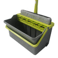 DOOSO Flat Mop with Bucket Microfiber Cloth Cleaning Floor Cleaning Kits Dust Floor Mop