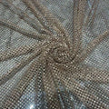 AB Crystal Diamond Mesh Rhinestone Fabric Glitter Sewing Applique Trim Glass Rhinestone Mesh Fabric