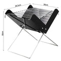 Korean Style X-shaped Mini Outdoor Barbecue Grill Portable and Folding Charcoal Bbq Grill for Camping Outdoor Party