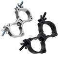 Mini Truss Clamp for 2Inch(48-52)mm Truss Tube Light Duty Swivel Coupler Clamps Load 75kg Lighting Clamp for Stage Equipment