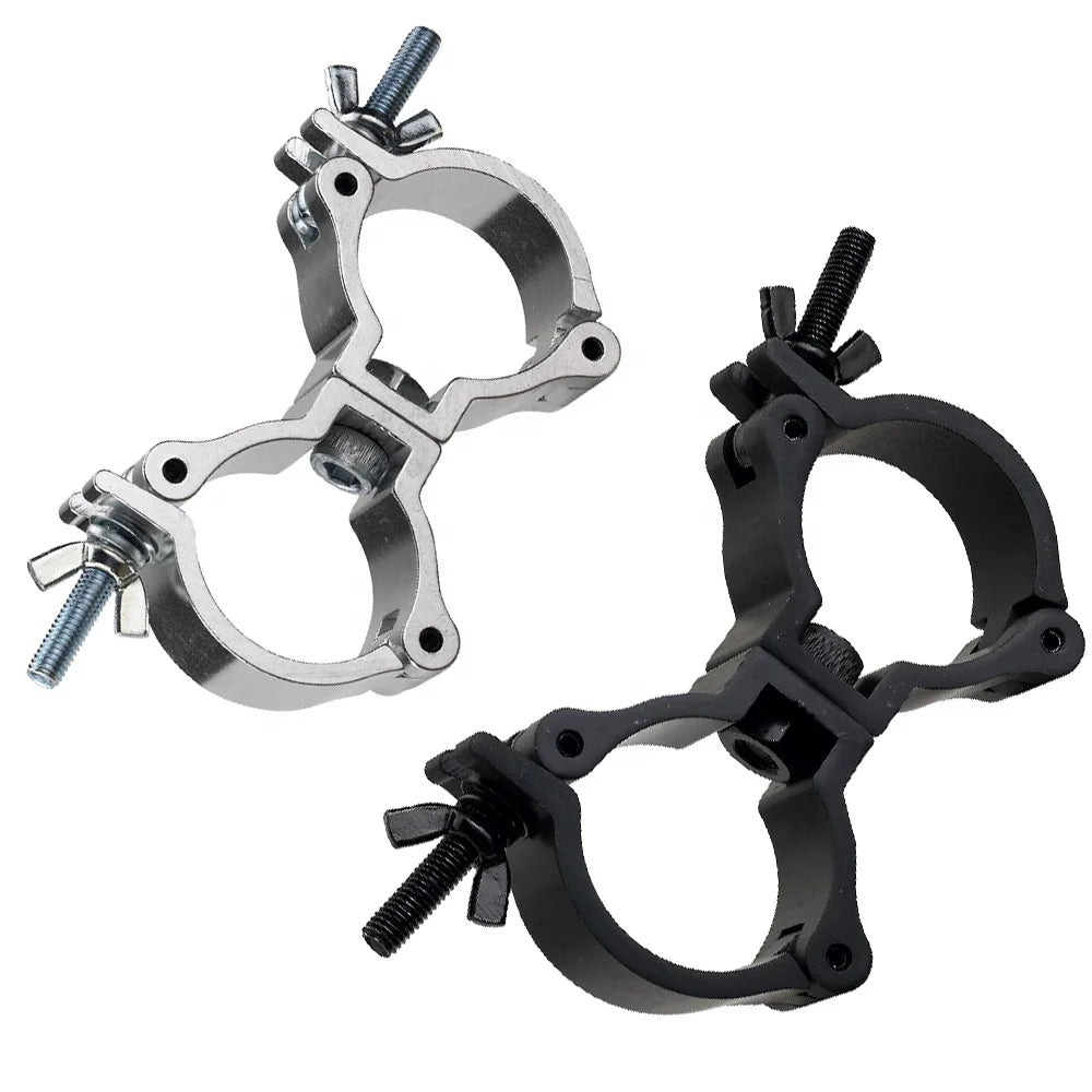 Mini Truss Clamp for 2Inch(48-52)mm Truss Tube Light Duty Swivel Coupler Clamps Load 75kg Lighting Clamp for Stage Equipment