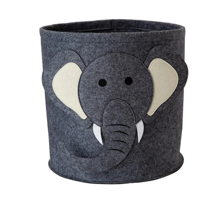 Foldable Animal Felt Storage Toy Box/Bin/Cube/Chest/Basket/Organizer