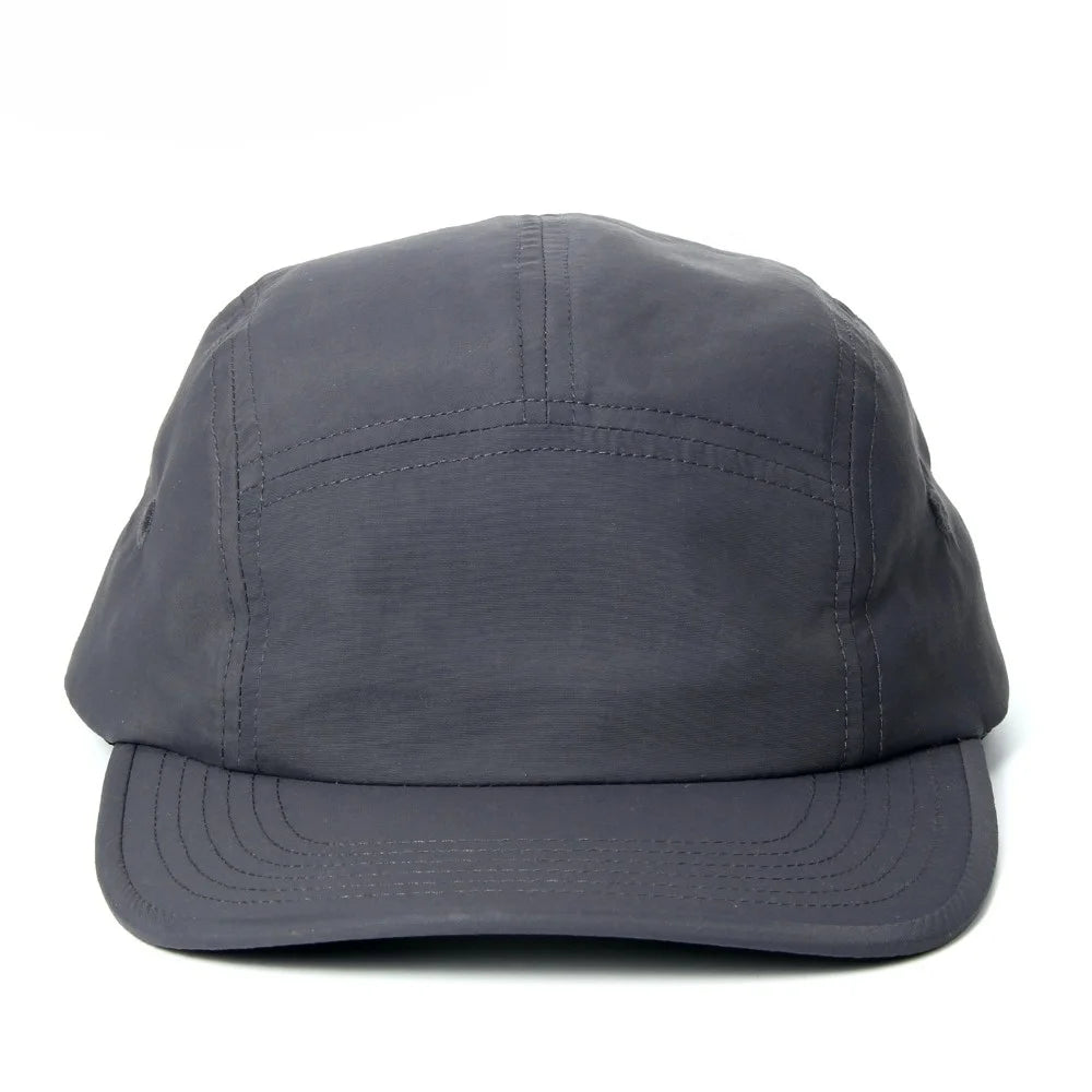 Premium 5-Panel Custom Cotton Plain Flatbill Hat for Men Infants and Adults-Printed Fabric Casquette Cap