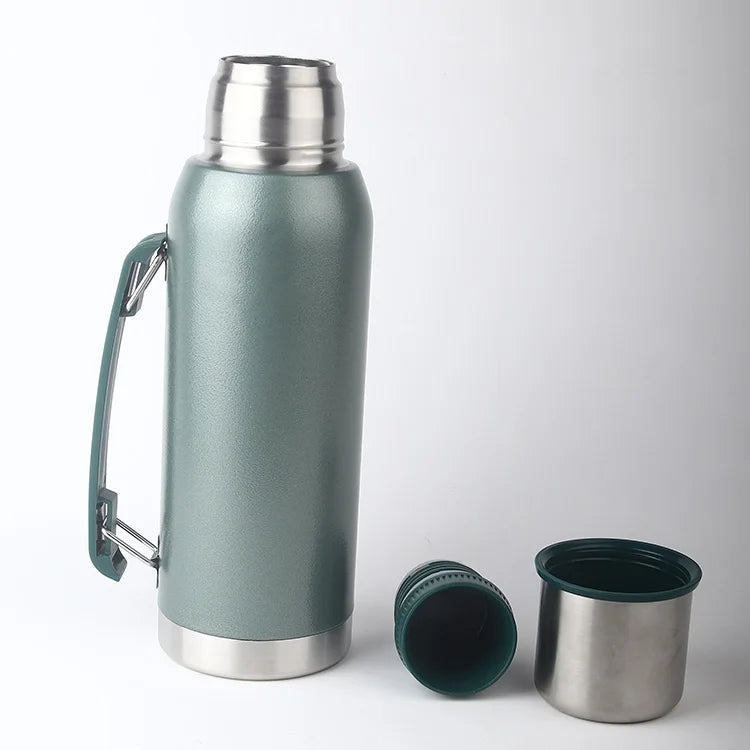 Double Walled Vacuum Mate Tea Thermoses 34 Oz Stainless Steel Thermal Coffee Carafe Thermoses Flask
