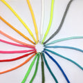 Wholesale Colorful Printed Polyester Sport Shoe Laces 4.5mm Width Customizable Length Transparent Classic Style Tips Many Sizes