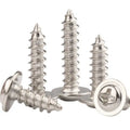 All Type Modified Truss Head Cross Stainless Steel Phillips Self Tapping Wood Screw 6mm Truss Head With Nut Clip MegaBDM
