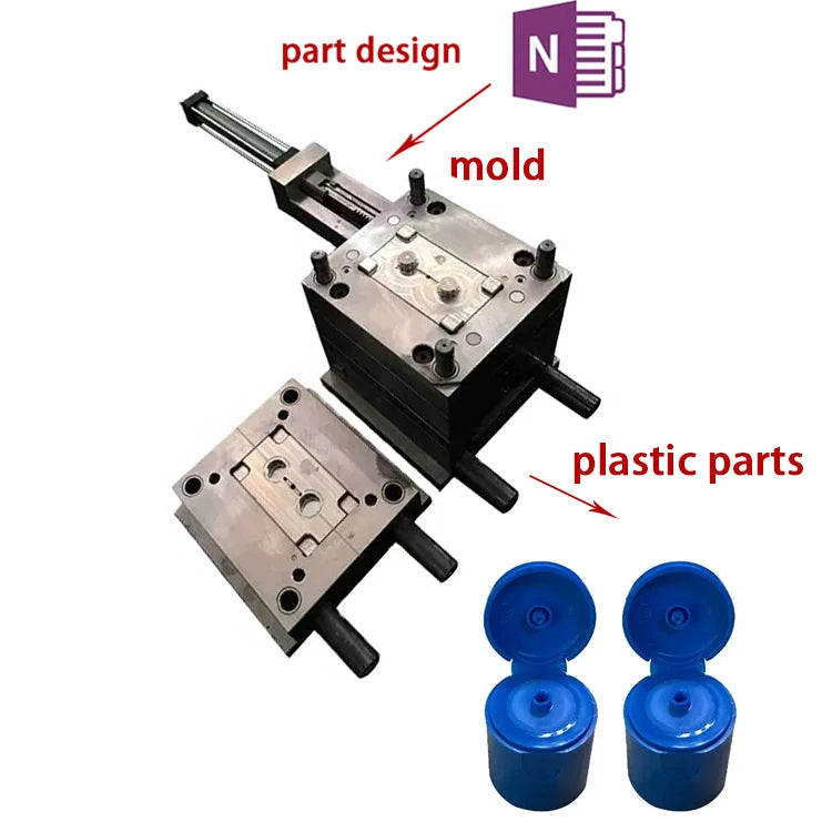 Bottle Cap Injection Molding Tooling Plastic Mould Multi-Cavity Options Mold Long Life Plastic Mold Parts