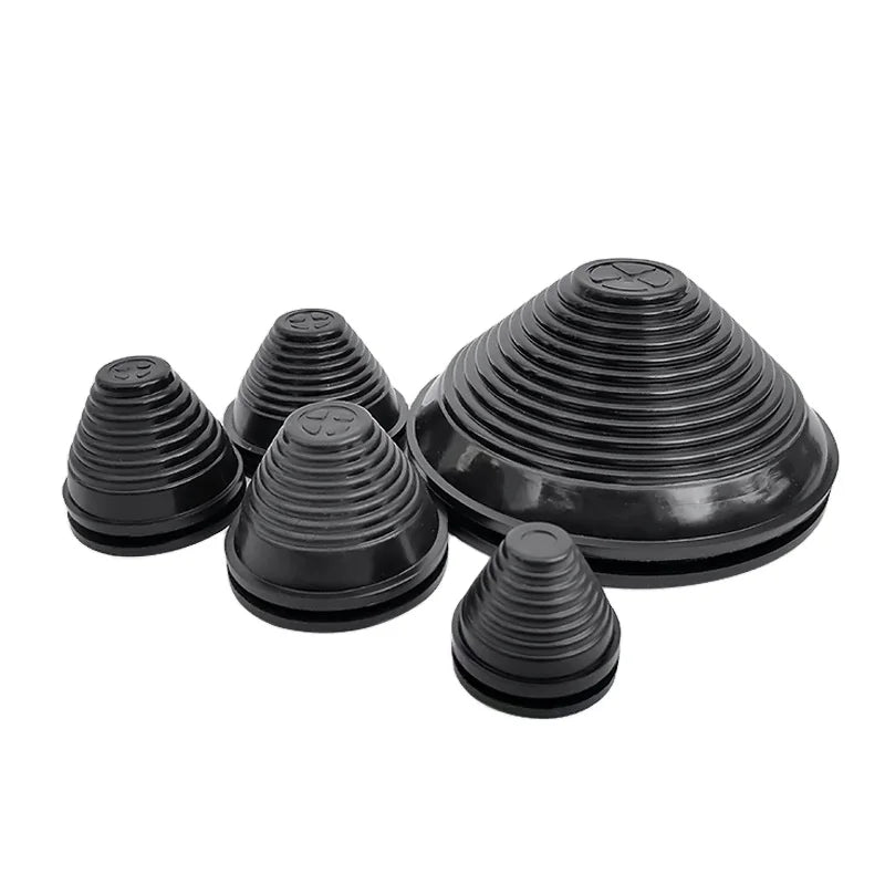 OEM Custom 3mm-70mm Wire Plug Cable Rubber Grommets Dust-Proof Sealing Strip Bellow Seal Pneumatic Made Magnetic Silicone Rubber