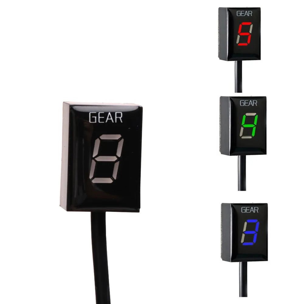 LED Display Speedometer & Gear Indicator Waterproof Two Plug for Hornet CBR 600 F4i F3 CBR600 Motor Speed Tool