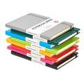 Wholesale Goodstar Customizable Logo A5 Mini Spiral Bound Diary Notepad Set PU Leather Cover Hardcover Notebook Sewing Binding
