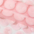 Baby Pink 3 Layer Circle Mesh Laser Dress Embroidery Fabric Fashion Dress Lace Fabric