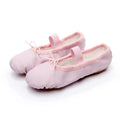 Children Pu Leather Ballet Shoes Pink Soft Flat Ballet Slippers Dance for Girls