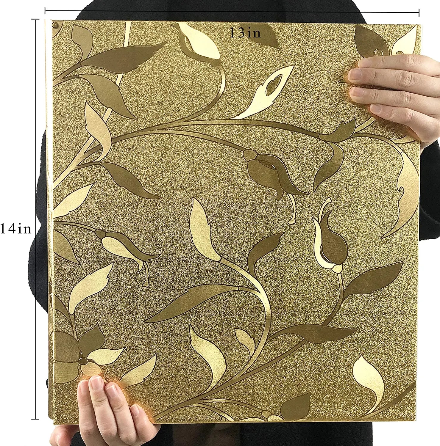 Leather Cover Large Capacity Photo Album 600 Pockets Hold 4x6 Photos Book