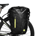Rhinowalk 25L Waterproof Bike Saddle Bag MTB Large Urban Road Cycle Rear Rack Pack Bag