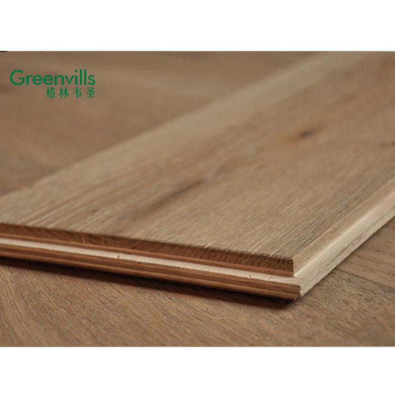 China Factory European White Oak French Oak Parquet Wooden Flooring for Indoor Accommodation