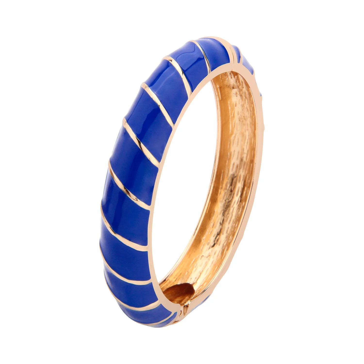 Daili Wholesale Rose Gold Rose Gold-trimmed Blue Oil Drip Bracelet Bracelet Bangle for Girl Jewelry Bangle Custom Bangles