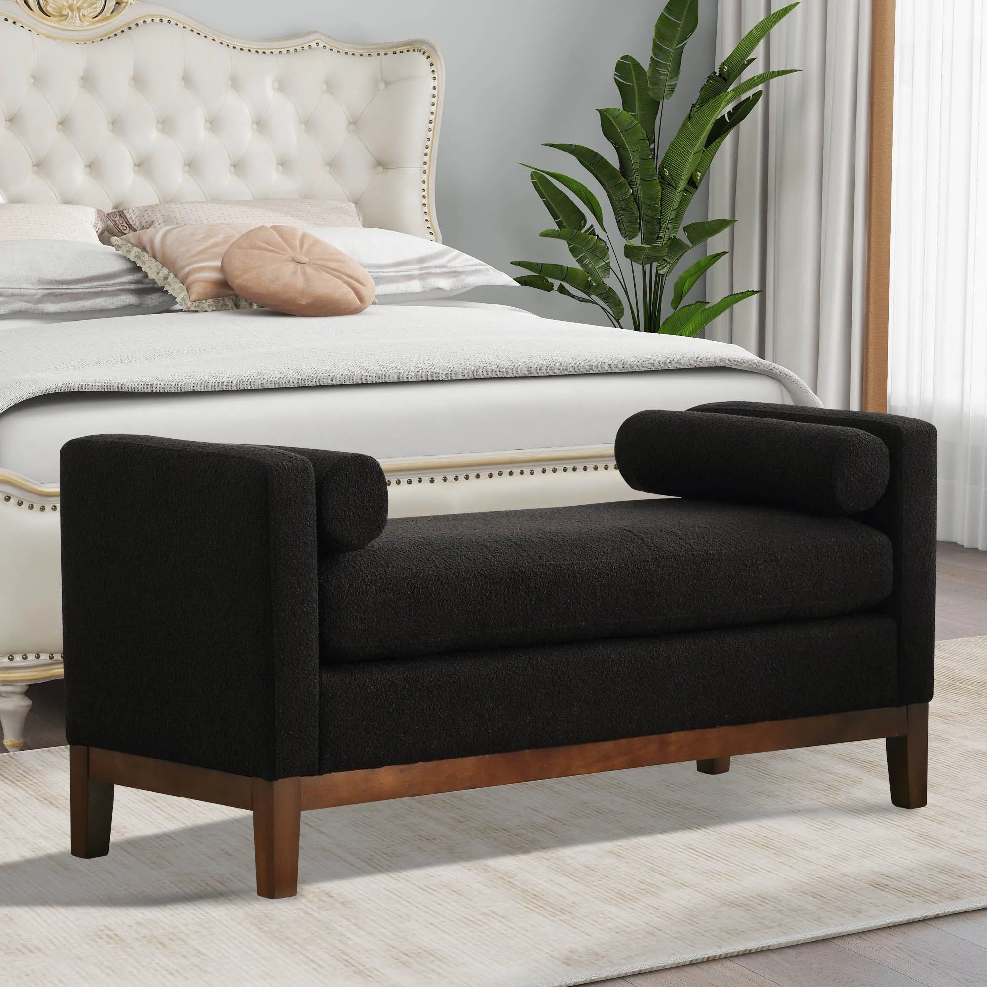 Luxury Contemporary Portable Indoor Living Room Furniture Modern Design Classic Sofa Bed Velvet Upholstered Wooden Frame Comfy