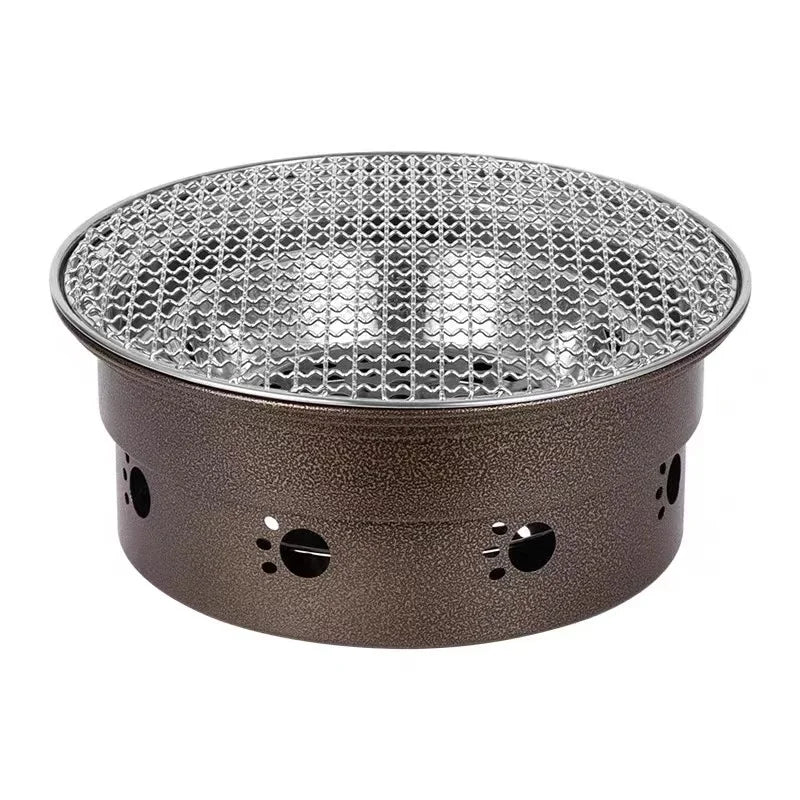 Korean Commercial Restaurant Desktop Embedded Carbon Bbq Grill Outdoor Carbon Bbq Grill