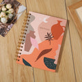 Ready-to-Ship A5 Spiral Notebooks with Gold Foil Hot Stamping Hardcover Rose Gold Ring Printed Style Paper Cover