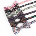 Wholesale Adult Men's & Women's Classic Bowtie Customized Floral Cotton Cravat for Wedding Parties Butterfly Shirt Bow Ties