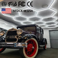 Hot Sale Hexagon Led Light Car Workshop Garage Detailing Lights Car Showroom Panel Light