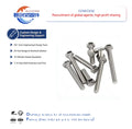 Industrial M6 Hex Head Carbon Steel Bolts Class 8.8 Black Oxide/Passivated Finish DIN 10mm/12mm/20mm/90mm Junchuang Brand