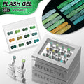 JTING Best Hot Selling Reflective Disco Gel Polish 12colors Collection Laser Silver Set Box 15ml Glitter Disco Gel Nail Polish