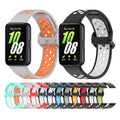 ShanHai Two-Tone Strap for Samsung Galaxy Fit 3 Silicone Band Replacement Watchband for Samsung Galaxy Fit3 SmartWatch Bracelet