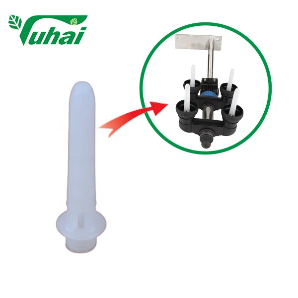 DeLaval White Jetter Candle for Milking Jetter Tray Milking Machine Cleaning Milk Cluster Washer Accessory