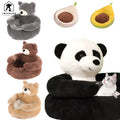 Bear Hug Cat Sleeping Mat Plush Large Puppy Dogs Cushion Cozy Cute Comfort Pet Supplies