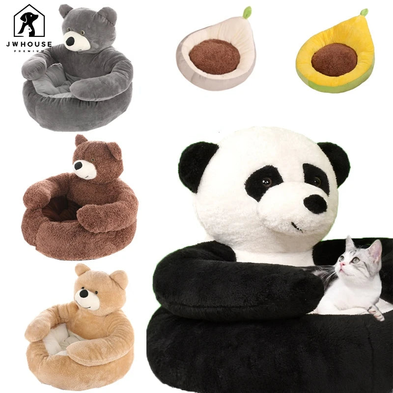 Bear Hug Cat Sleeping Mat Plush Large Puppy Dogs Cushion Cozy Cute Comfort Pet Supplies