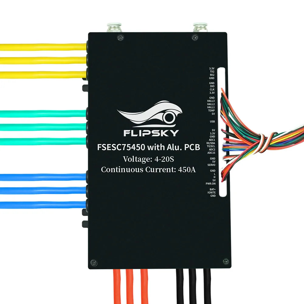 FLIPSKY FSESC 75450 With Aluminum Case Based on VESC for Electric Skateboard/Scooter/Ebike Speed Controller/Electric Motorcycle