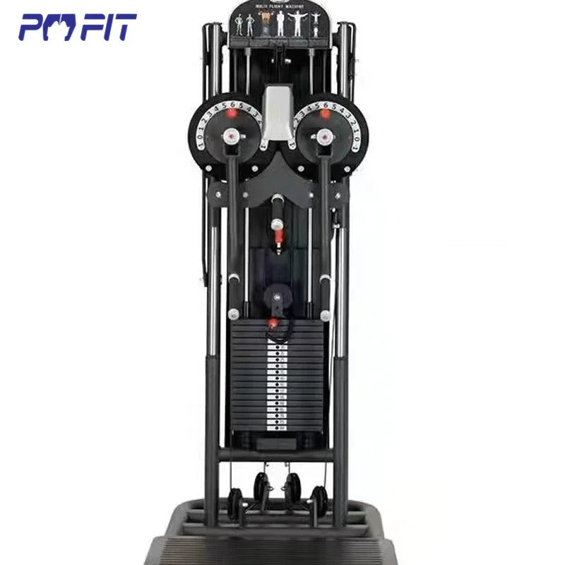 Gym Pin Load Selection Machines Arm Exercise Shoulder Press Chest Press Lateral Raise Machine Standing Multi Flight
