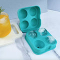 Ceasen Customized Food Grade 2 in 1 Silicone Big Ice Ball Tray Maker Molds Ice Ball Maker Ice Cube Model Tray for Whiskey